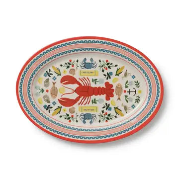 Rifle Paper Co. - Melamine Serving Plate - Seaside