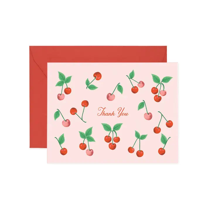 Rifle Paper Co. - Boxed Card Set - Cherries Thank You