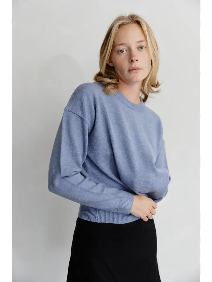 The Sutton Sweater - Blue