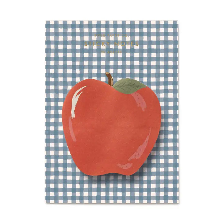 Rifle Paper Co. - Sticky Notes - Apple Gingham