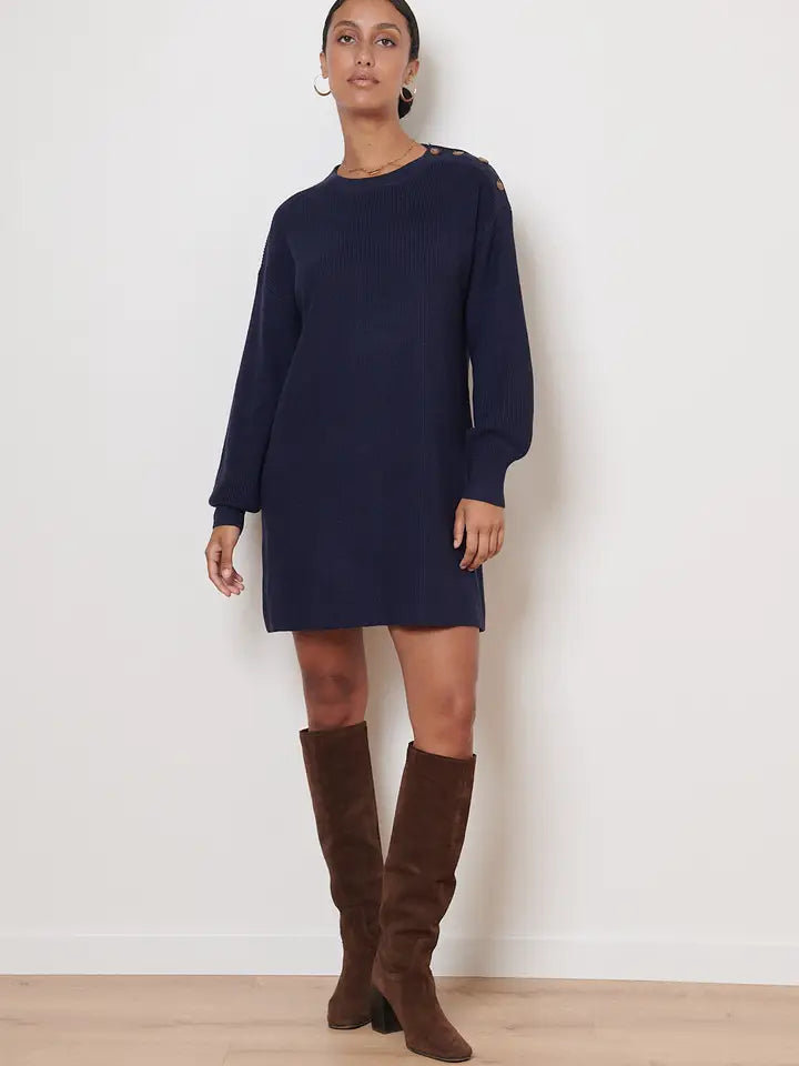 Tiphaine Knit Dress - Marine