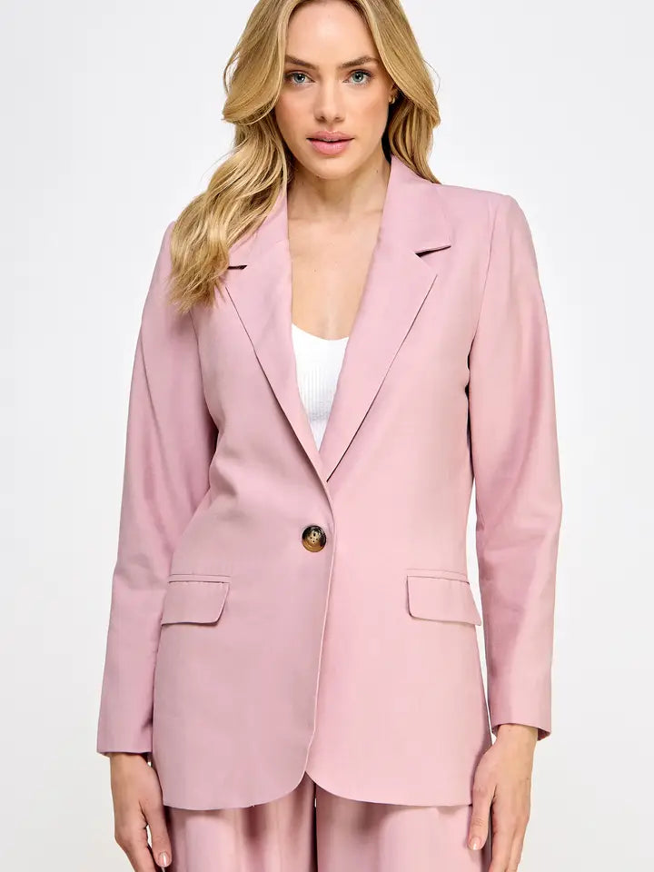 Oversize Blazer - Mauve