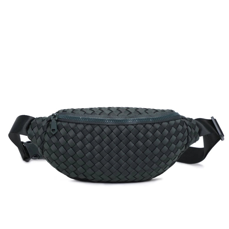 Aim High - Woven Neoprene Belt Bag - Black