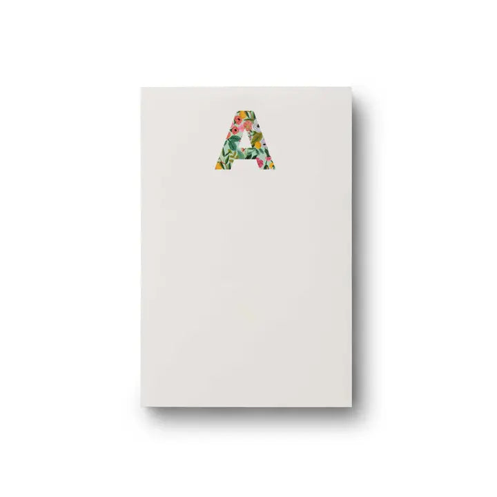 Rifle Paper Co. - Monogram Notepad - Garden Party