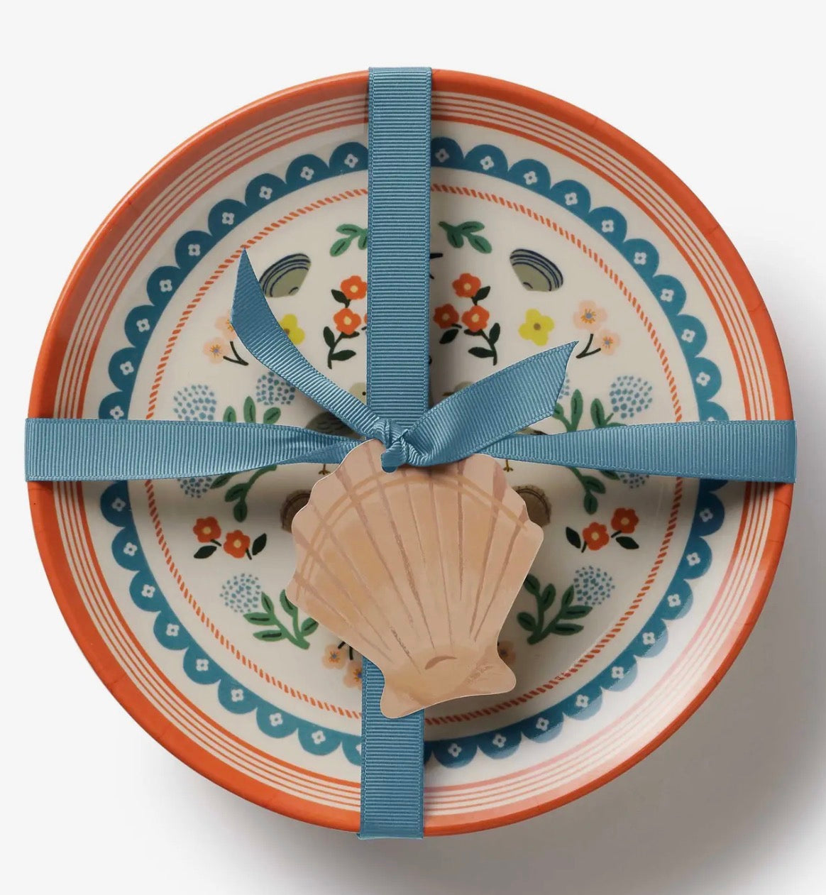 Rifle Paper Co. - Melamine Dessert Plate Set of 4 - Seaside