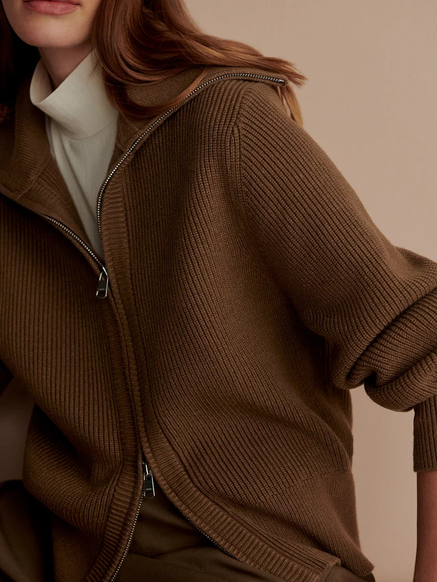 Varley - Enrico Knit Jacket - Teak Olive