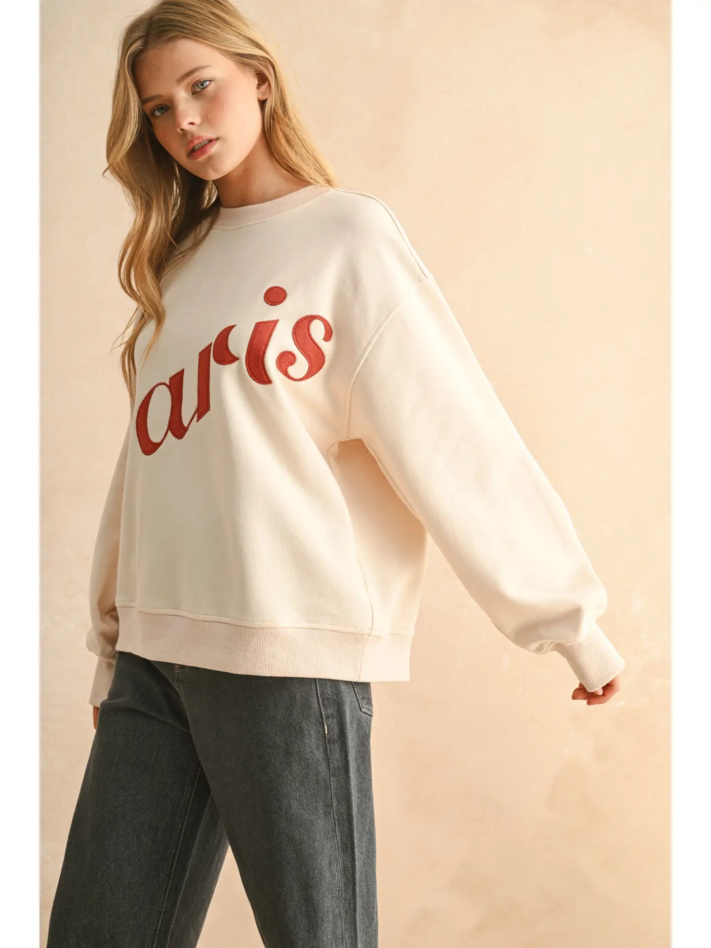 Paris Sweatshirt - Cream