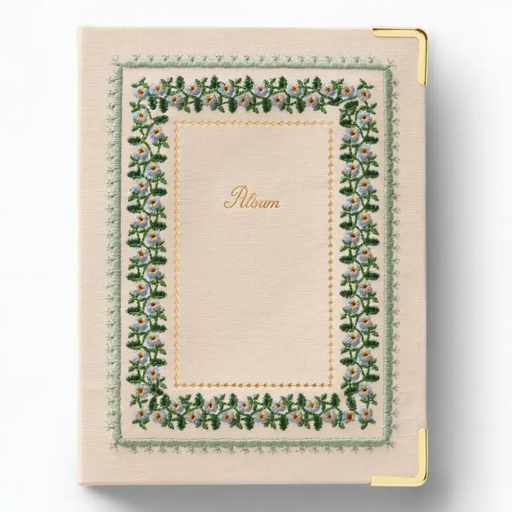 Rifle Paper Co. - Small Embroidered Photo Album - Portico