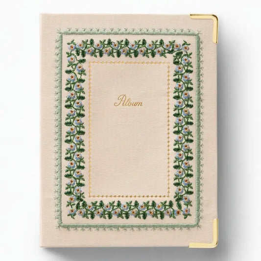 Rifle Paper Co. - Small Embroidered Photo Album - Portico