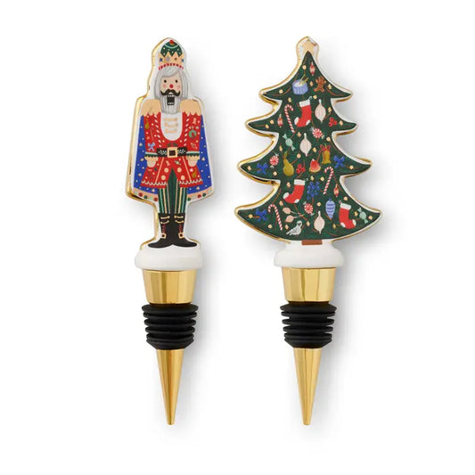 Rifle Paper Co. - Wine Stopper - Nutcracker - Set of 2