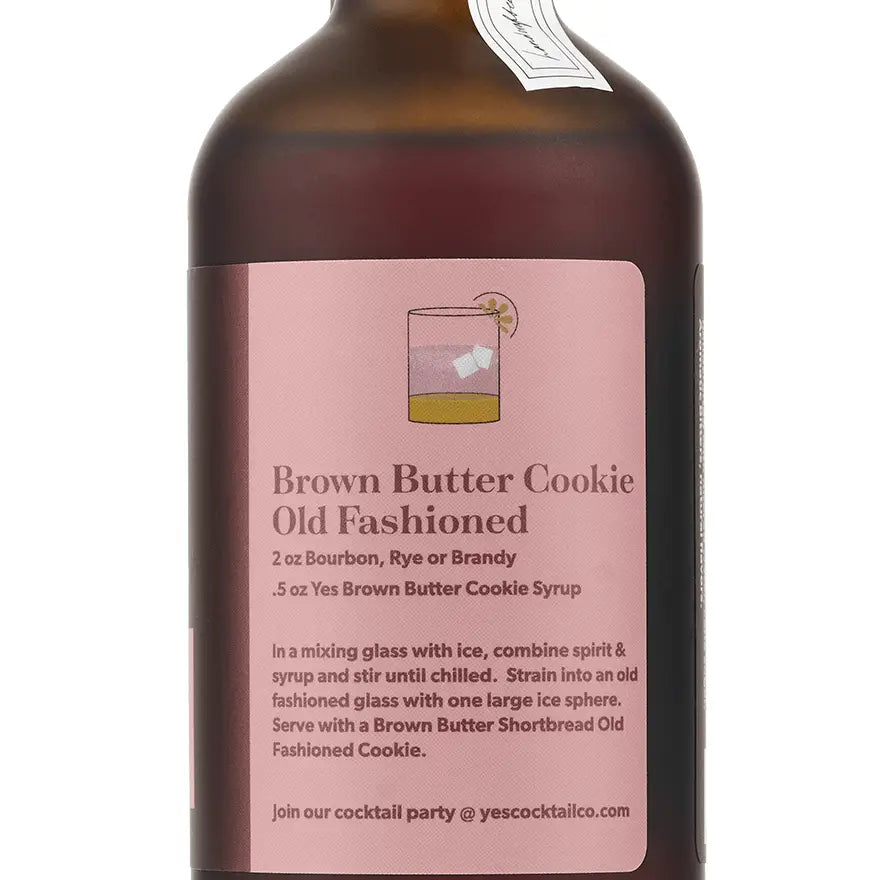 Brown Butter Cookie Old Fashioned Syrup