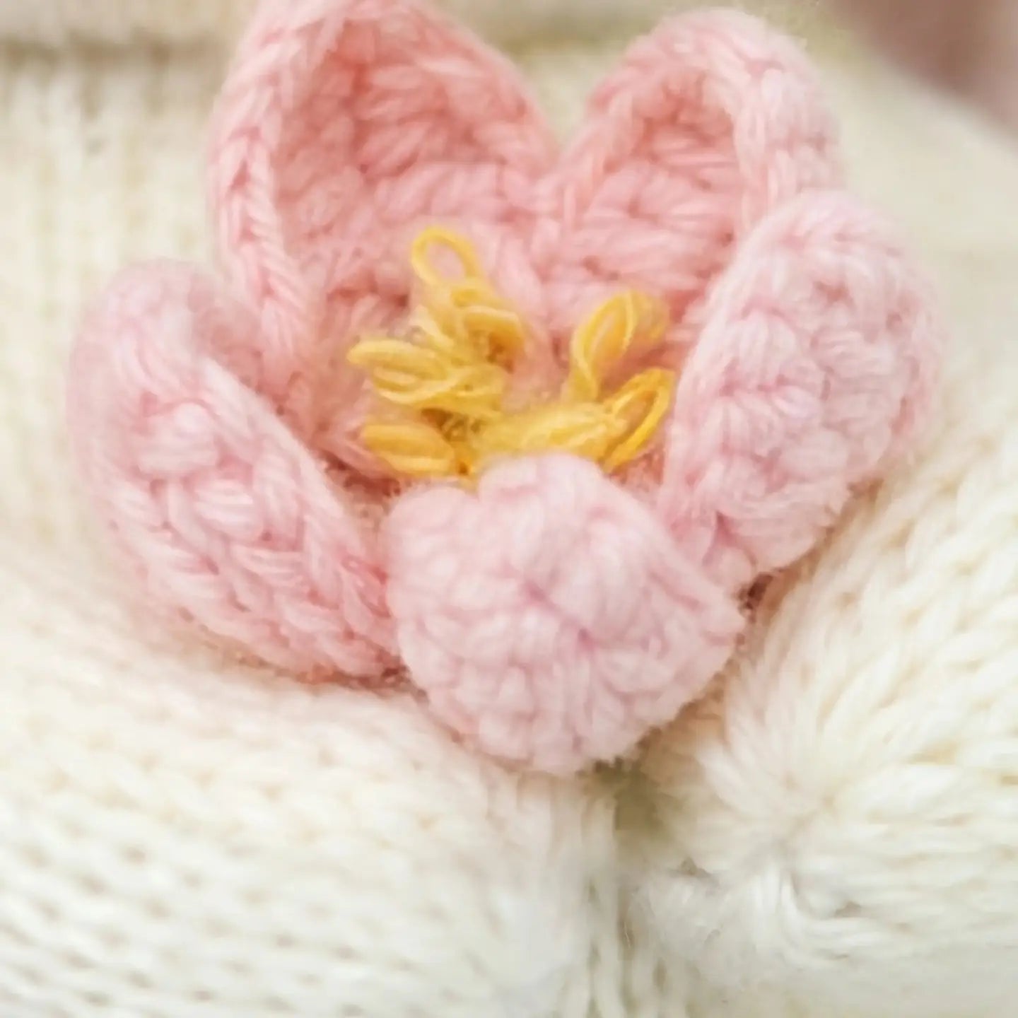 Cuddle + Kind - Baby Bunny with Flower