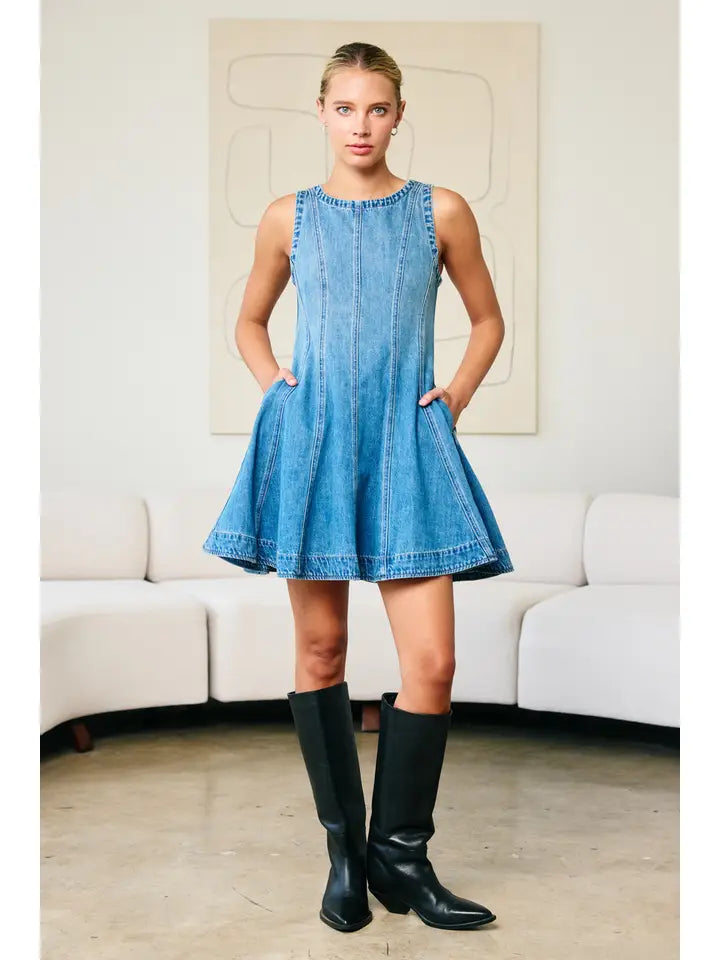 Denim Mini Dress