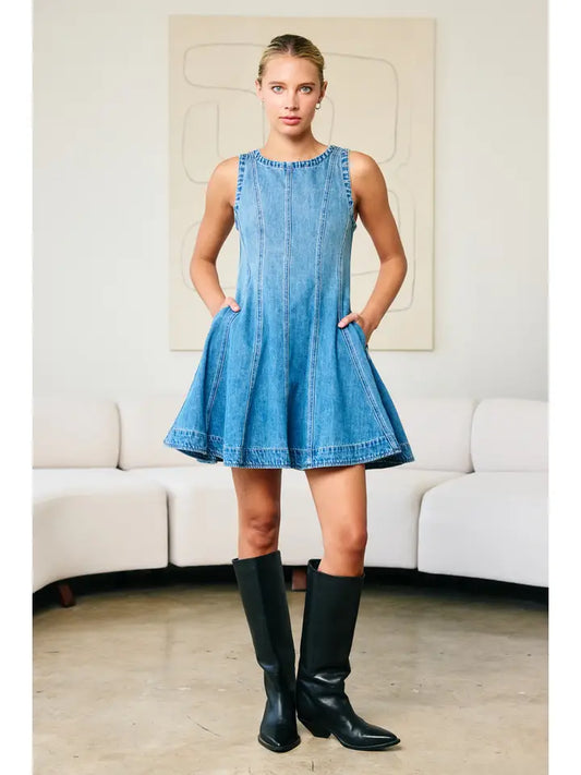 Denim Mini Dress