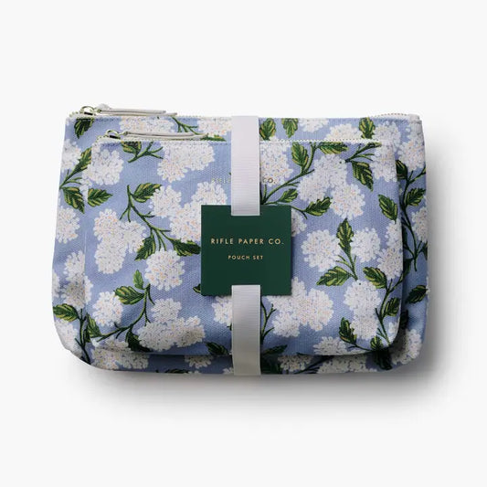 Rifle Paper Co. - Zippered Pouch Set - Hydrangea