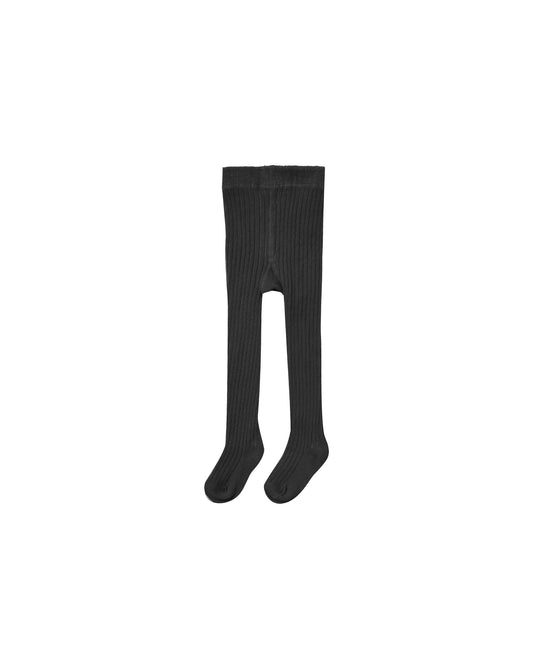 Rylee + Cru - Ribbed Tights - Black