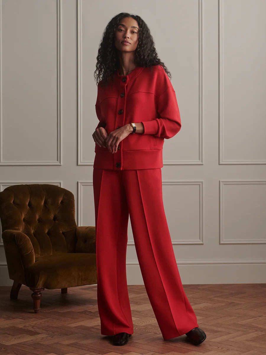 Varley - The Wide Leg Pant 28" - Red Marl