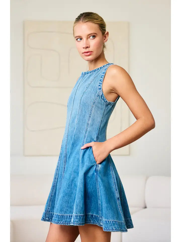 Denim Mini Dress