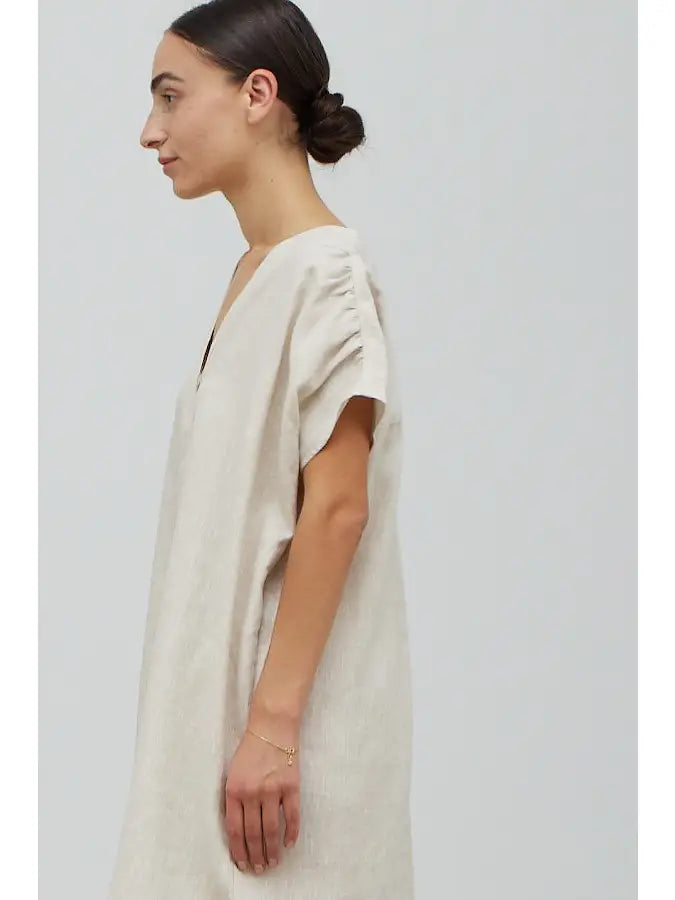 Grade + Gather - Boxy Linen Mini Dress