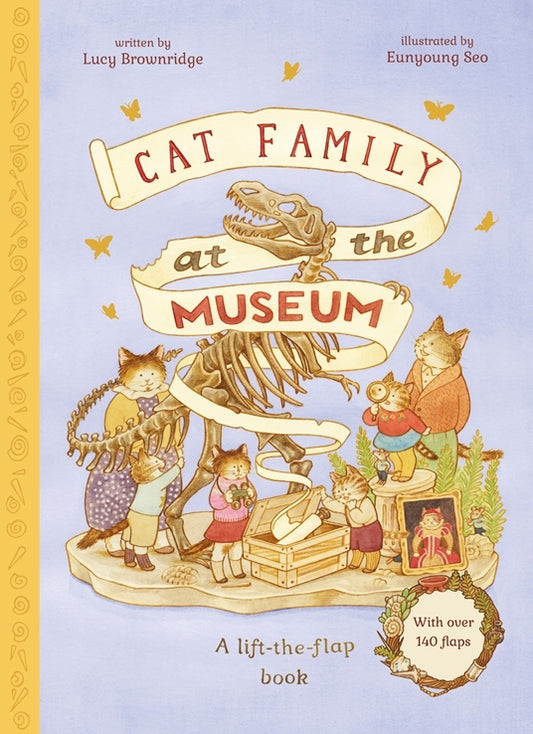 Cat Family At The Museum - Lucy Brownridge