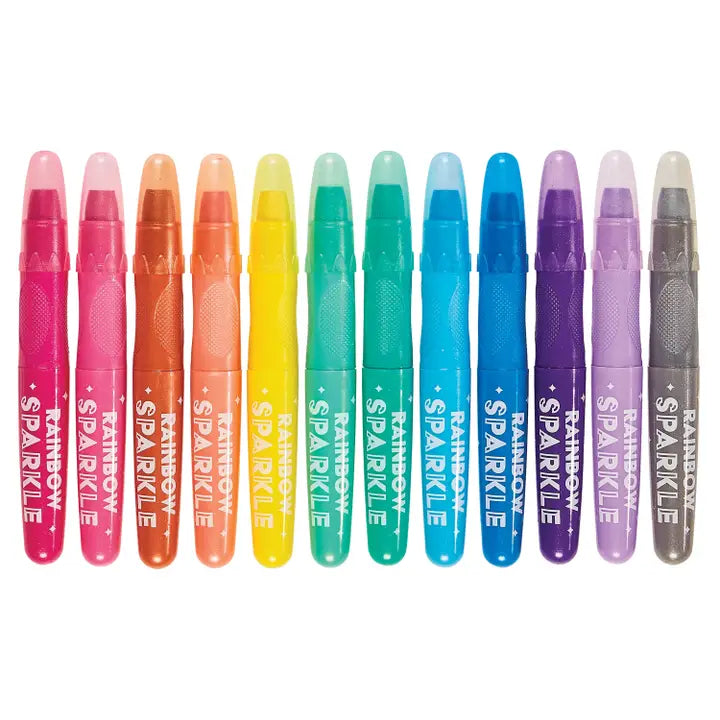 Ooly - Rainbow Sparkle: Watercolor Gel Crayons - Set of 12