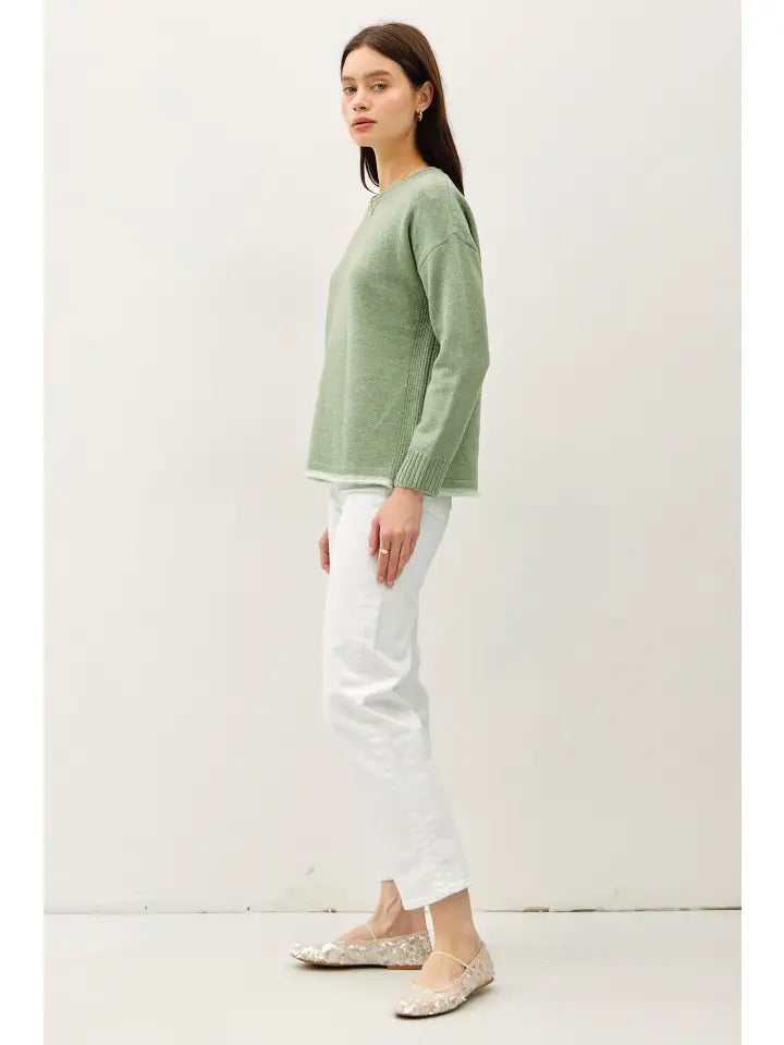 Cozy Sweater - Lime