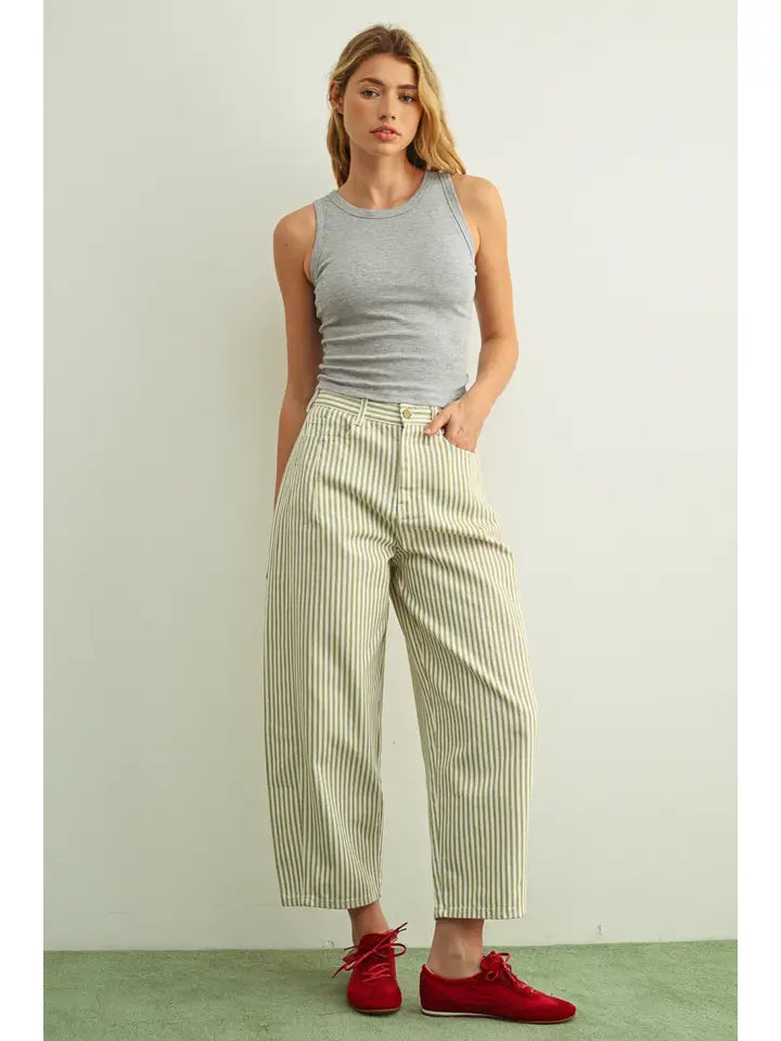 Sleeveless Ribbed Top - Melange Grey