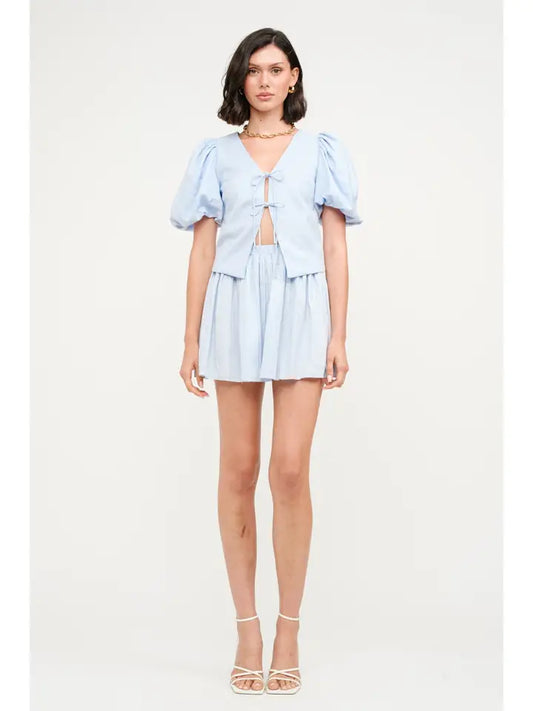 Aria Blouse - Light Blue