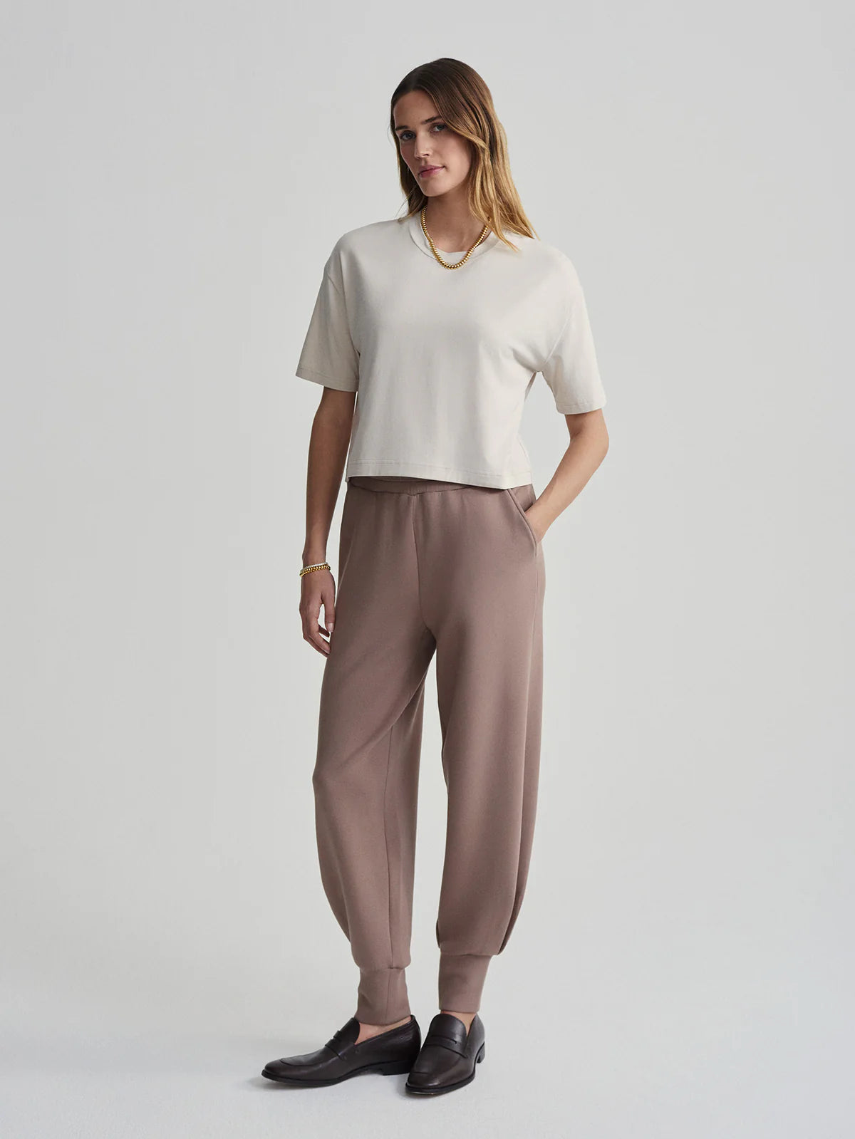 Varley - Venice Easy Tee - Oatmeal