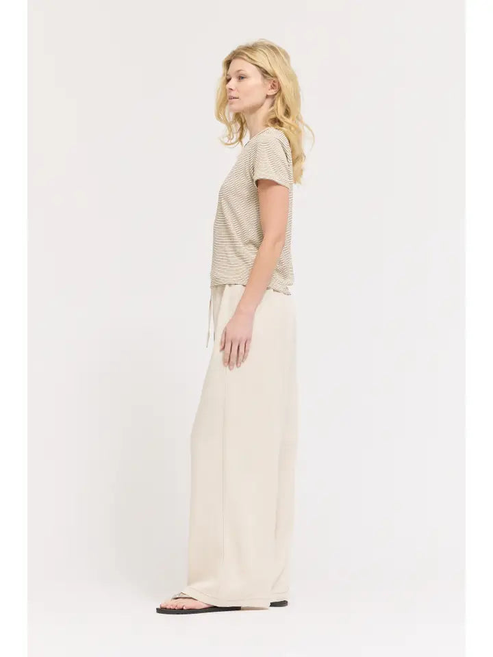 Grade + Gather - Stripe Tee - Tobacco