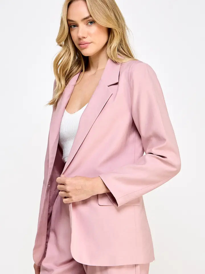 Oversize Blazer - Mauve