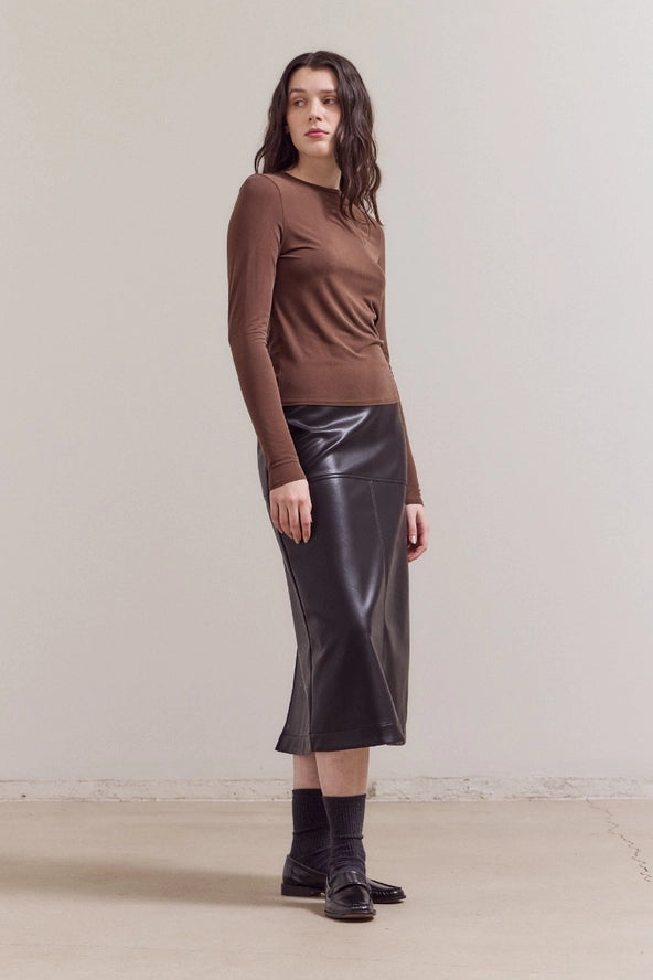 Grade + Gather - Long Sleeve Modal T-Shirt - Sequoia