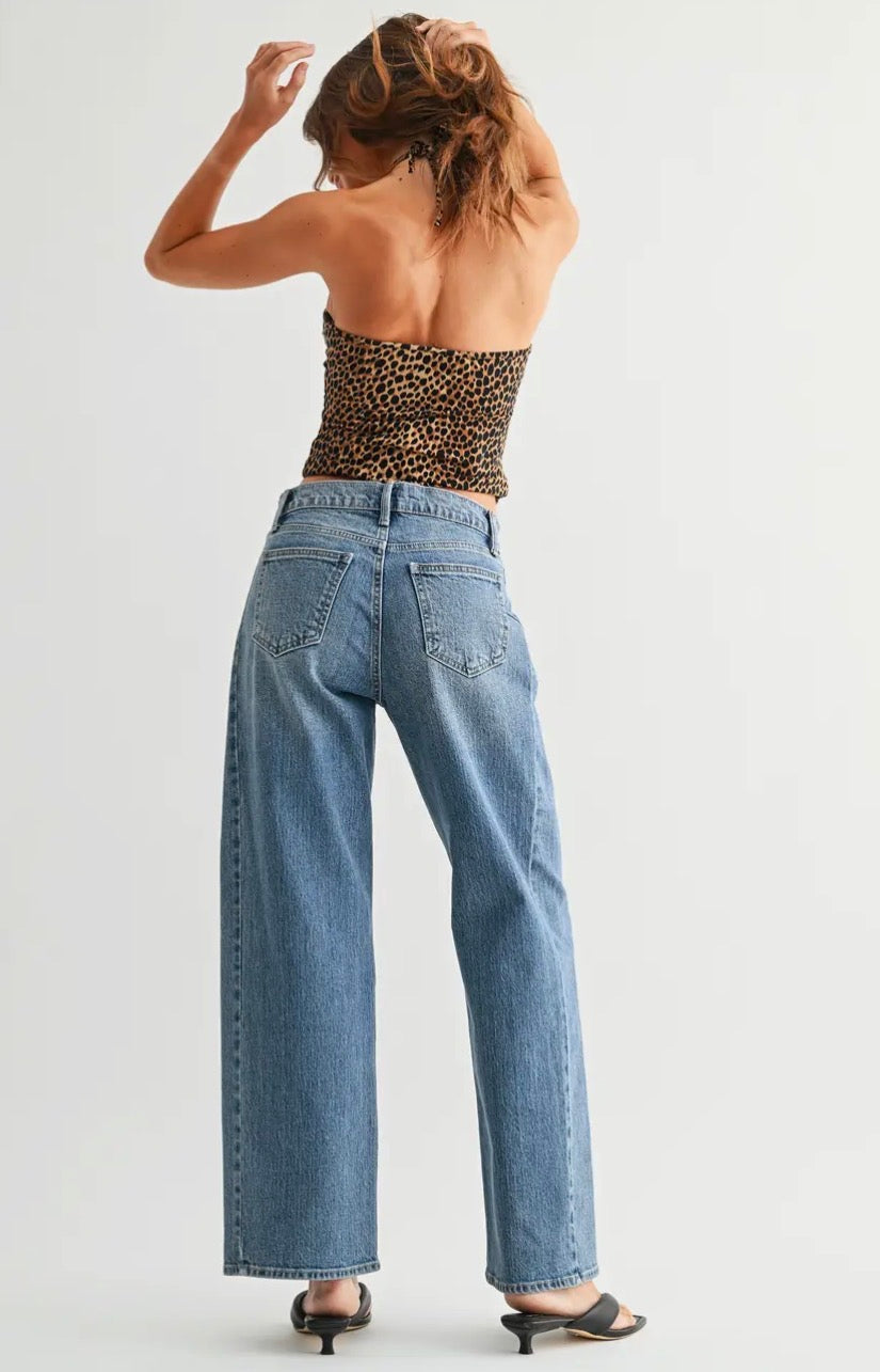 Stretch Slight Barrel Twist - Medium Denim
