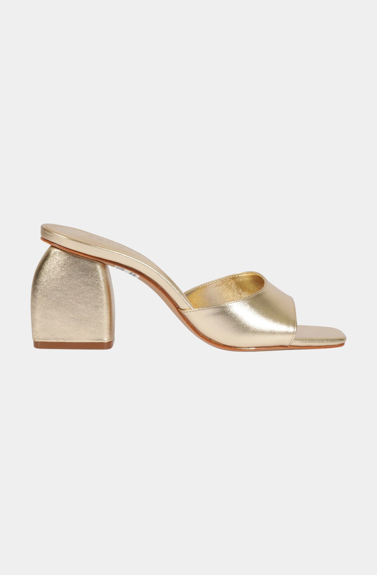Leena Leather Sandal - Platina