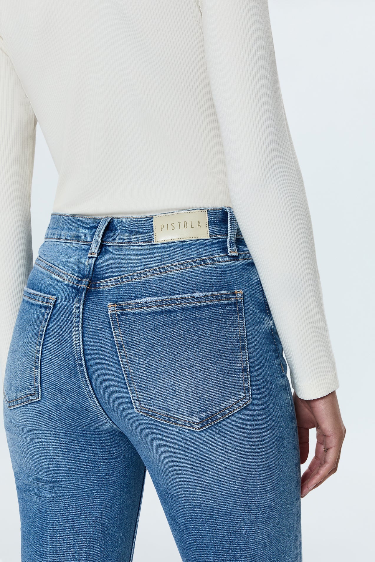 Pistola - Charlie High Rise Classic Straight Jean - Rhythm Vintage