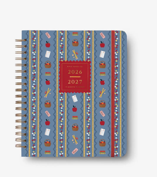 Rifle Paper Co. - 2027 17-Month Academic Hardcover Spiral Planner -  Schoolhouse