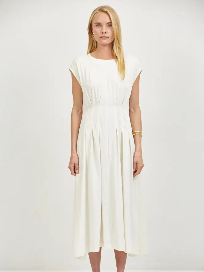 Woven Dress - Cream