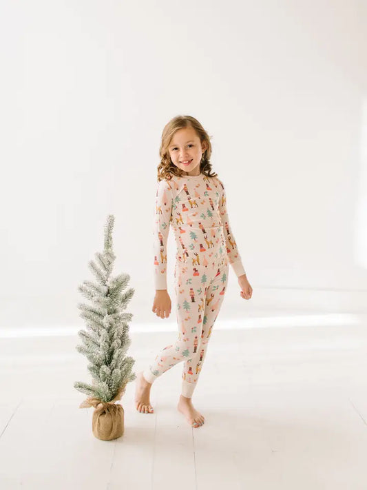 Two Piece Holiday Pajama Set - Nutcracker