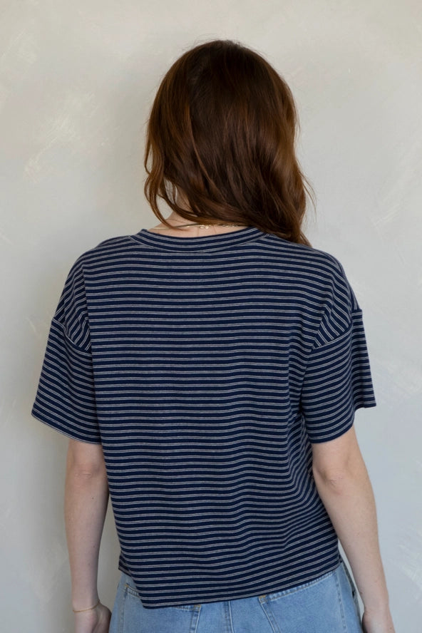 The Jaxon Top - Navy