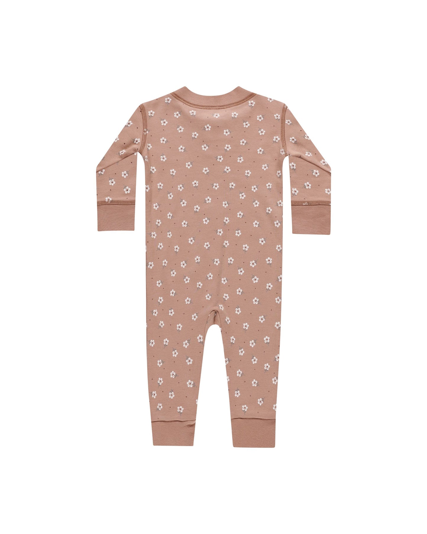 Quincy Mae - Zip Long Sleeve Sleeper - Rose Ditsy