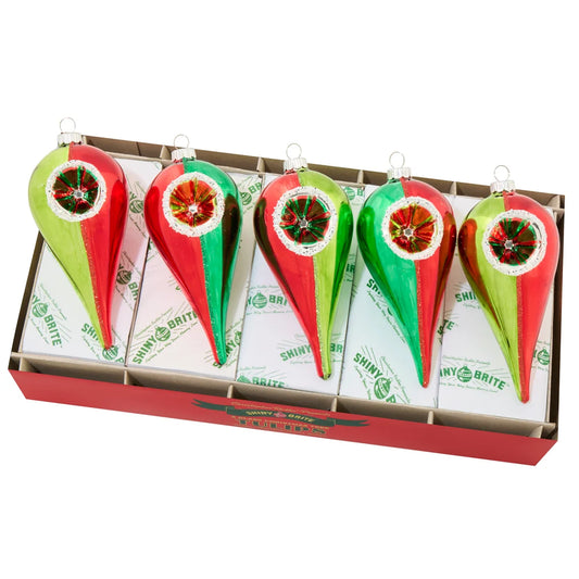 Shiny Brite - Holiday Splendor 5 Count 5" Reflector Tulips