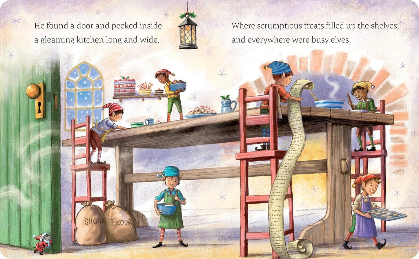 Santa Mouse Bakes Christmas Cookies - Michael Brown