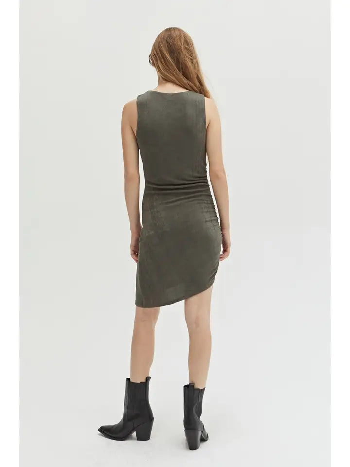 Esmeralda Mini Dress - Olive