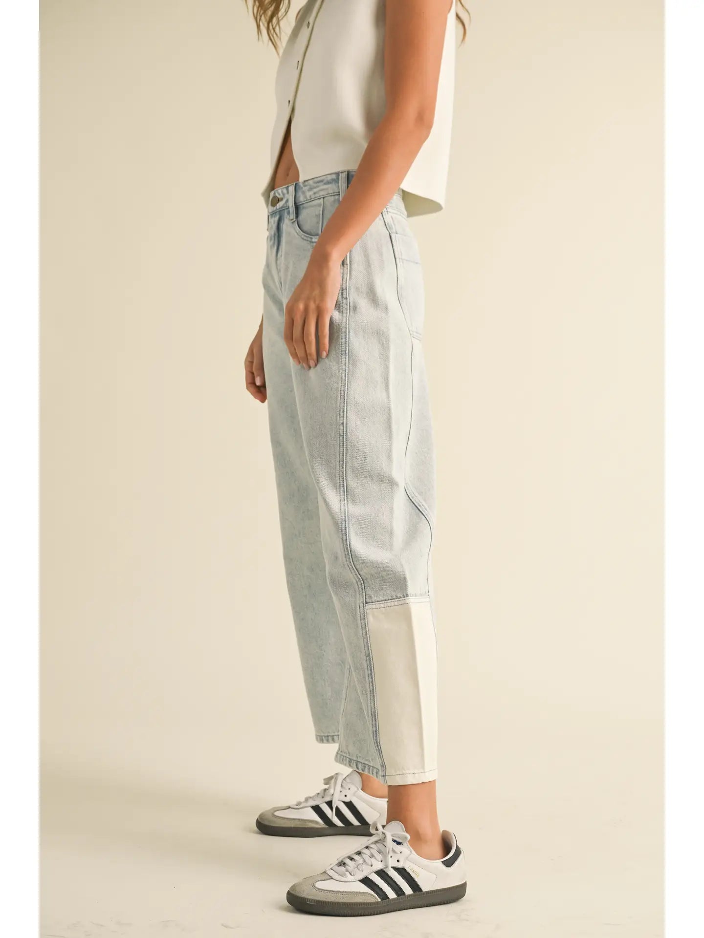 Barrel Jeans - Light Wash