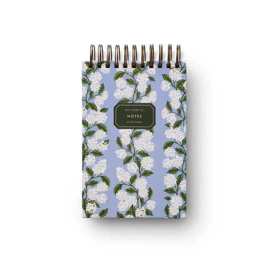 Rifle Paper Co. - Desktop Spiral Notepad - Hydrangea