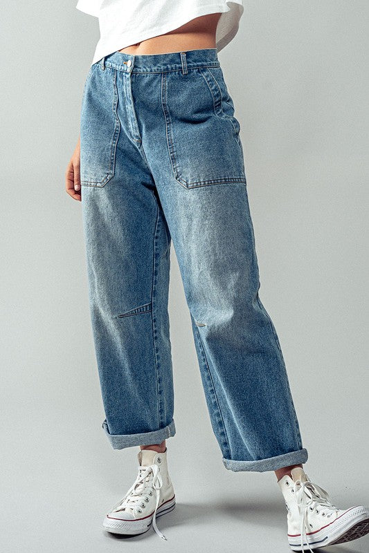 Cotton Indigo Denim Jeans