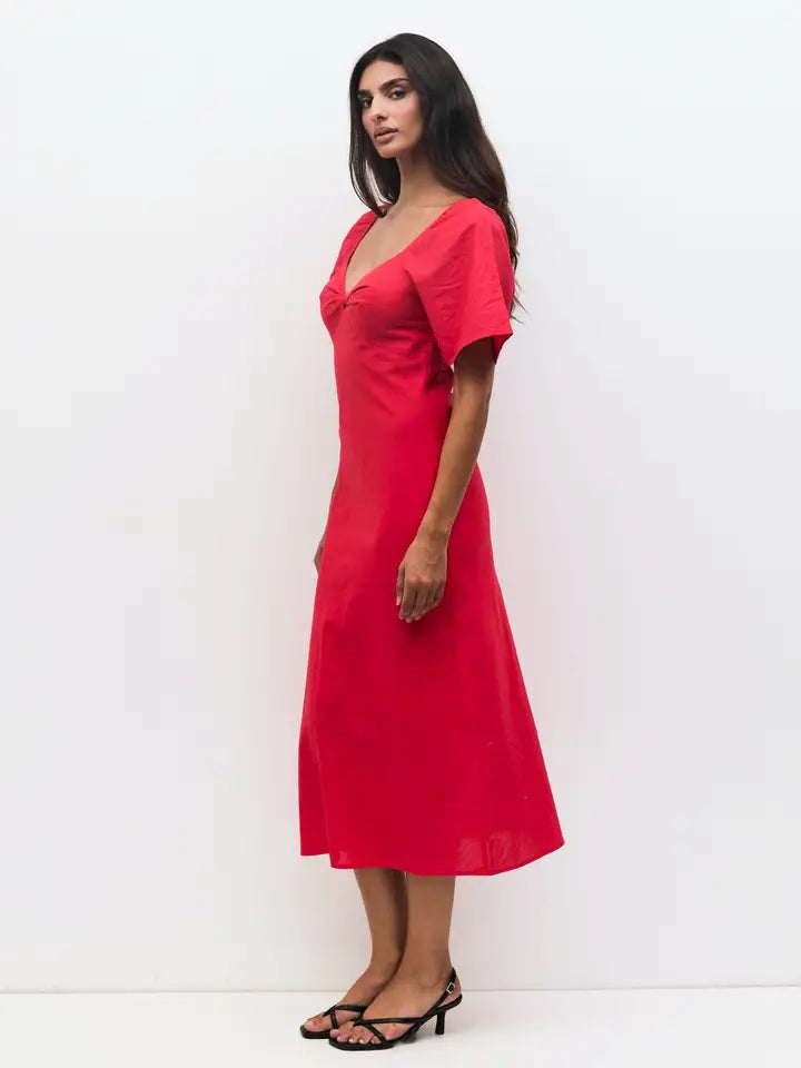 The Janet Dress - Red