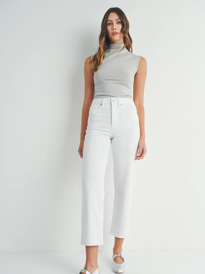 Vintage Straight Jean - White