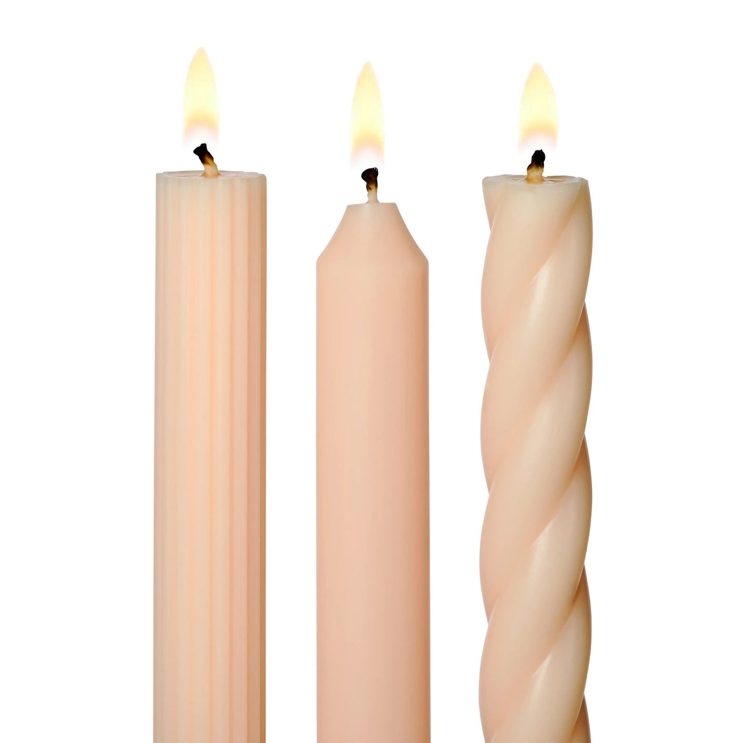 Illume - Candle Tapers - 3 pack - Light Pink