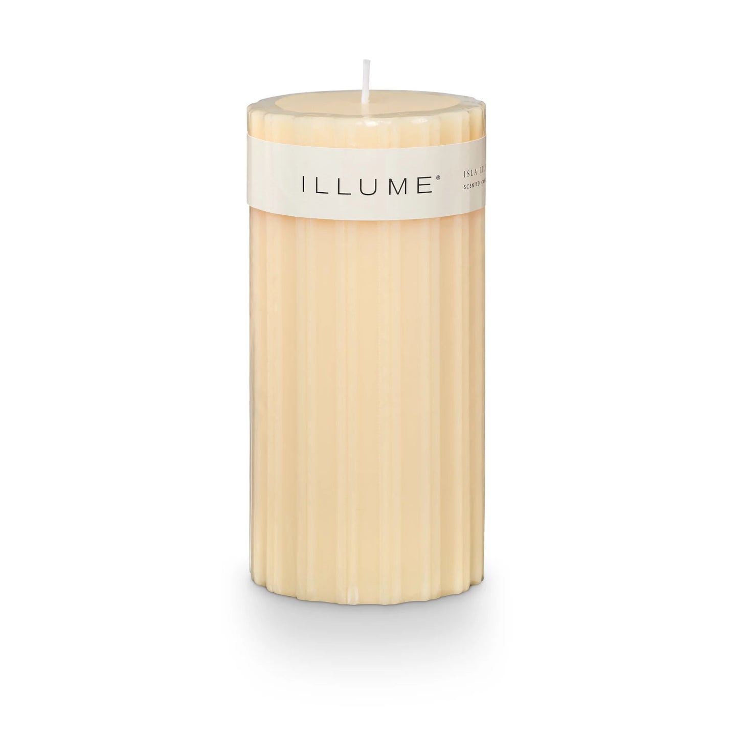Illume - Medium Fragranced Pillar Candle - Isla Lily